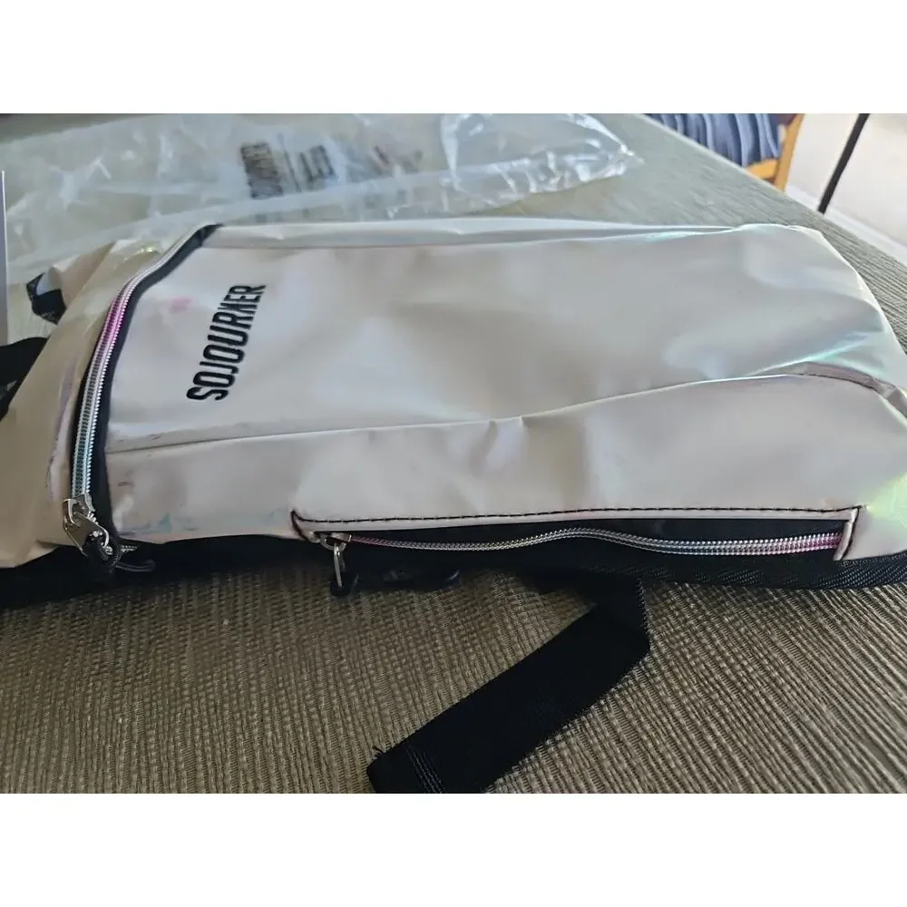 Sojourner Hydration Backpack Holographic Silver Reflective 2L Bladder Run Hiking
